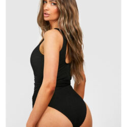 Bikini Swimsuit Set in Black One Piece