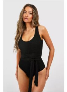 Bikini Swimsuit Set in Black One Piece