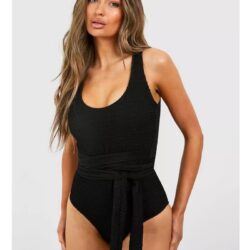Bikini Swimsuit Set in Black One Piece