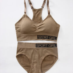 Women's Lingerie Bikini Set with Bra and Multicolored Wide Underwear