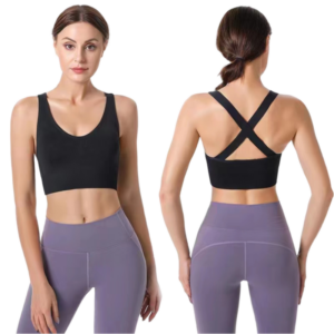 Women's sports blouse bra one piece in multiple colors