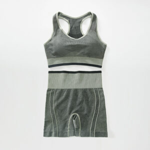 Women's two-piece tracksuit in shorts and bra in multiple colors