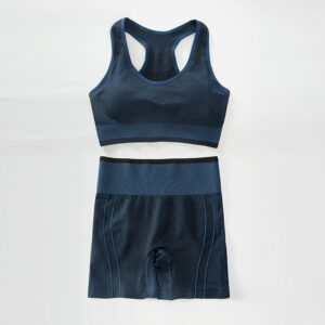 Women's two-piece tracksuit in shorts and bra in multiple colors